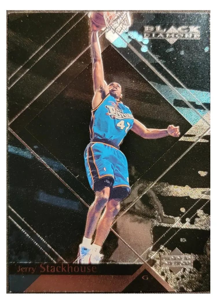 2000 Upper Deck Black Diamond jerry stackhouse #24 card