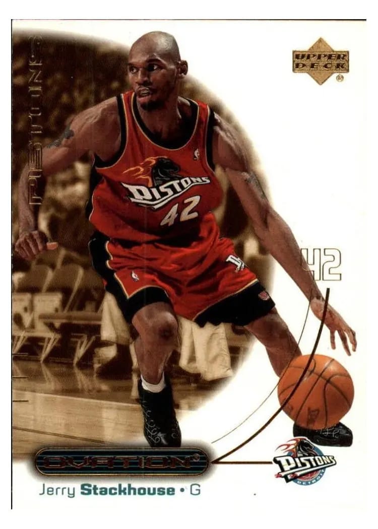 2000 Upper Deck Ovation Jerry Stackhouse #15 card