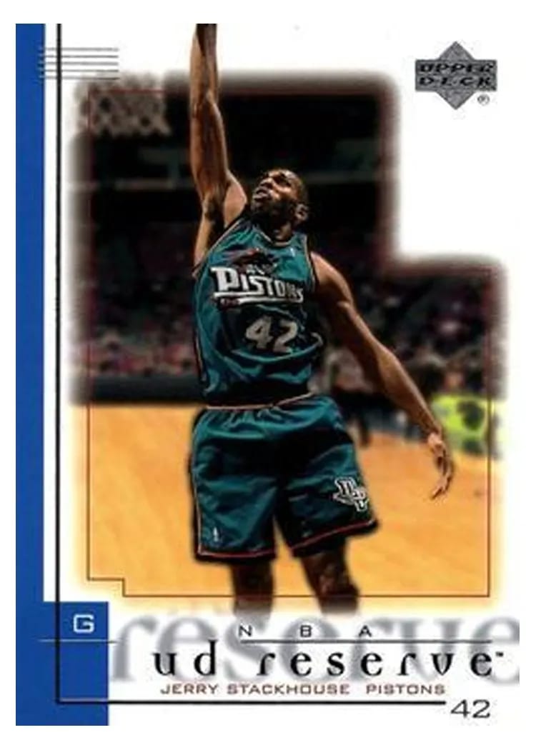 2000 Upper Deck Reserve Jerry Stackhouse #22 card