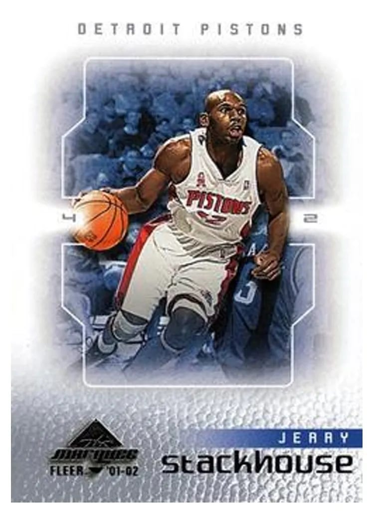 2001 Fleer Marquee Jerry Stackhouse #26 card
