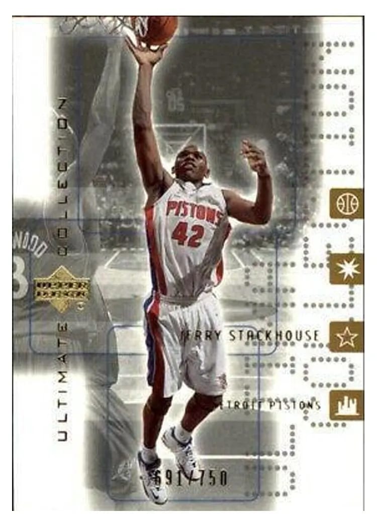 2001 Ultimate Collection Jerry Stackhouse #15 card