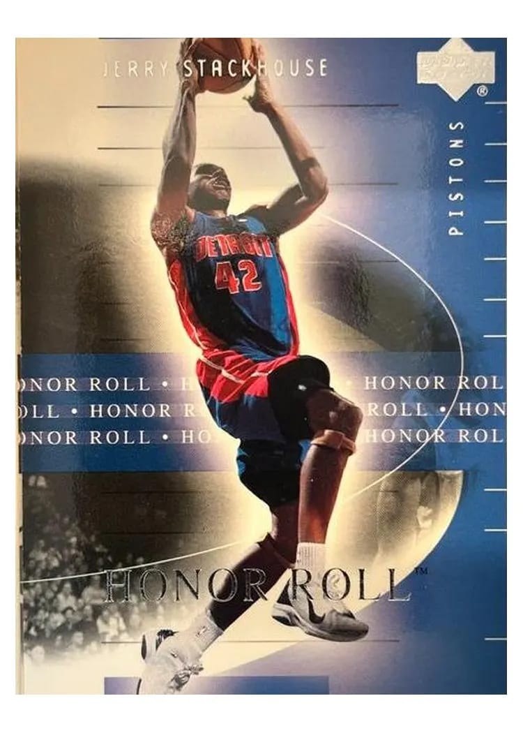 2001 Upper Deck Honor Roll Jerry Stackhouse #23 card