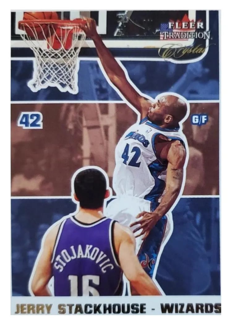 2003 Fleer Tradition Jerry Stackhouse Crystal #176 card