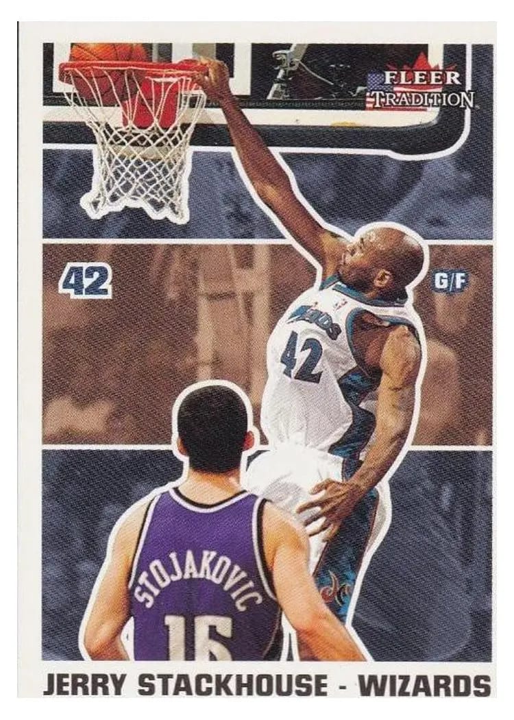 2003 Fleer Tradition Jerry Stackhouse #176 card