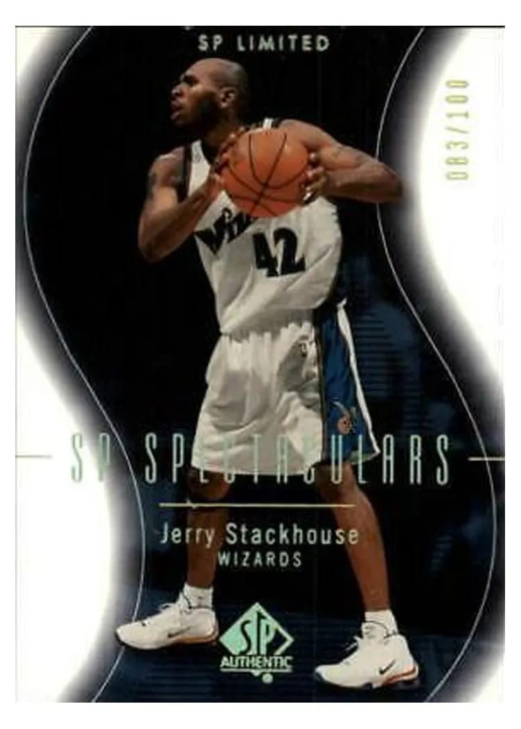 2003 SP Authentic Jerry Stackhouse #110 card