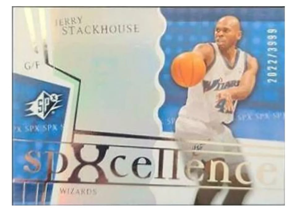 2003 Spx Jerry Stackhouse #113 card