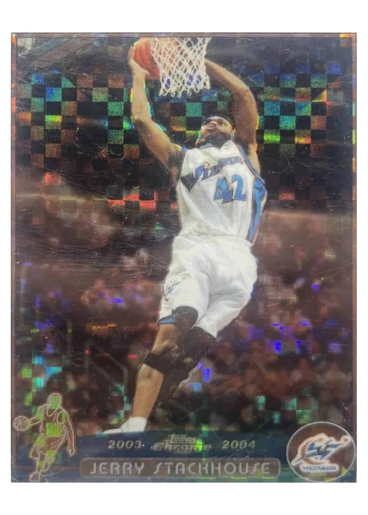 2003 Topps Chrome Jerry Stackhouse #52 card