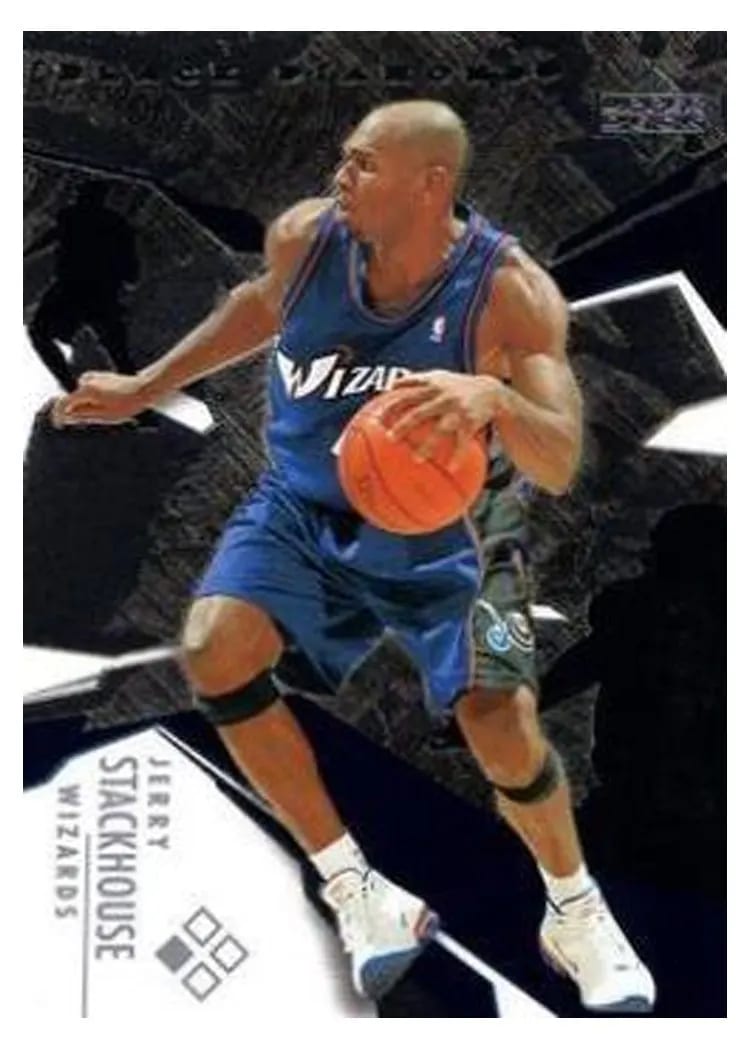 2003 Upper Deck Black Diamond Jerry Stackhouse #42 card