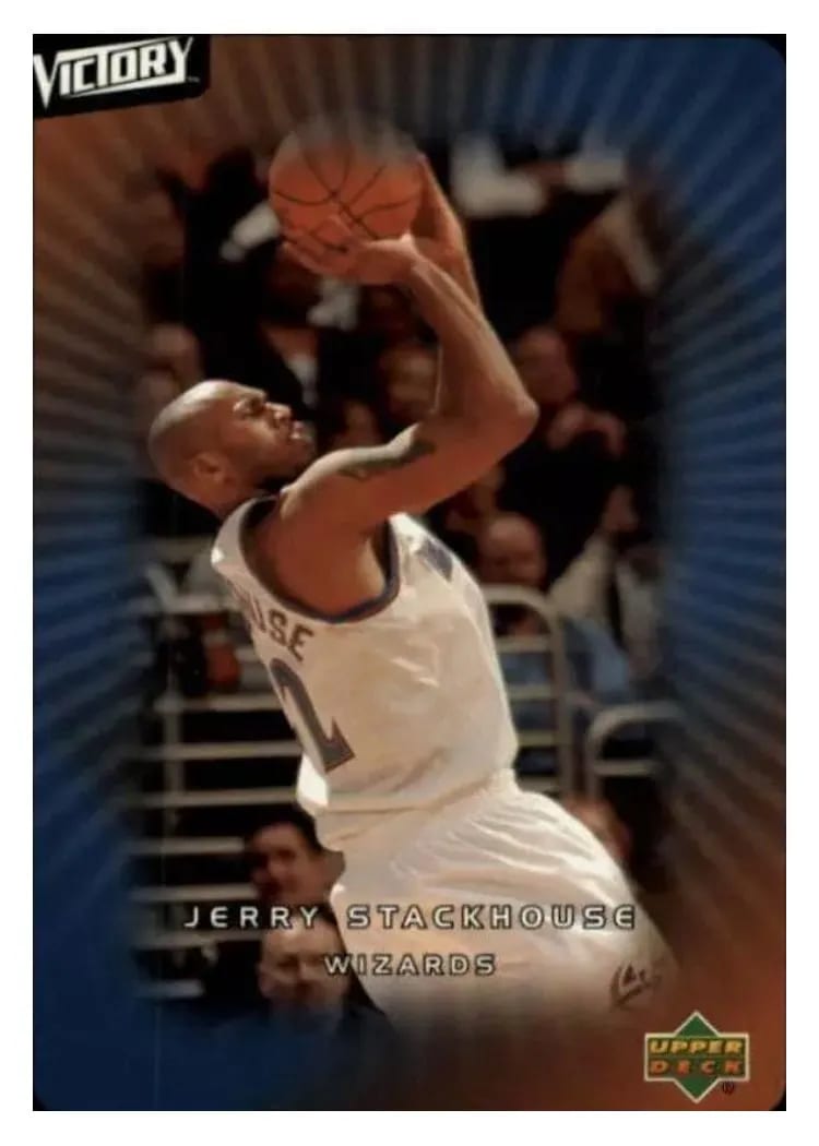 2003 Upper Deck Victory Jerry Stackhouse #98 card