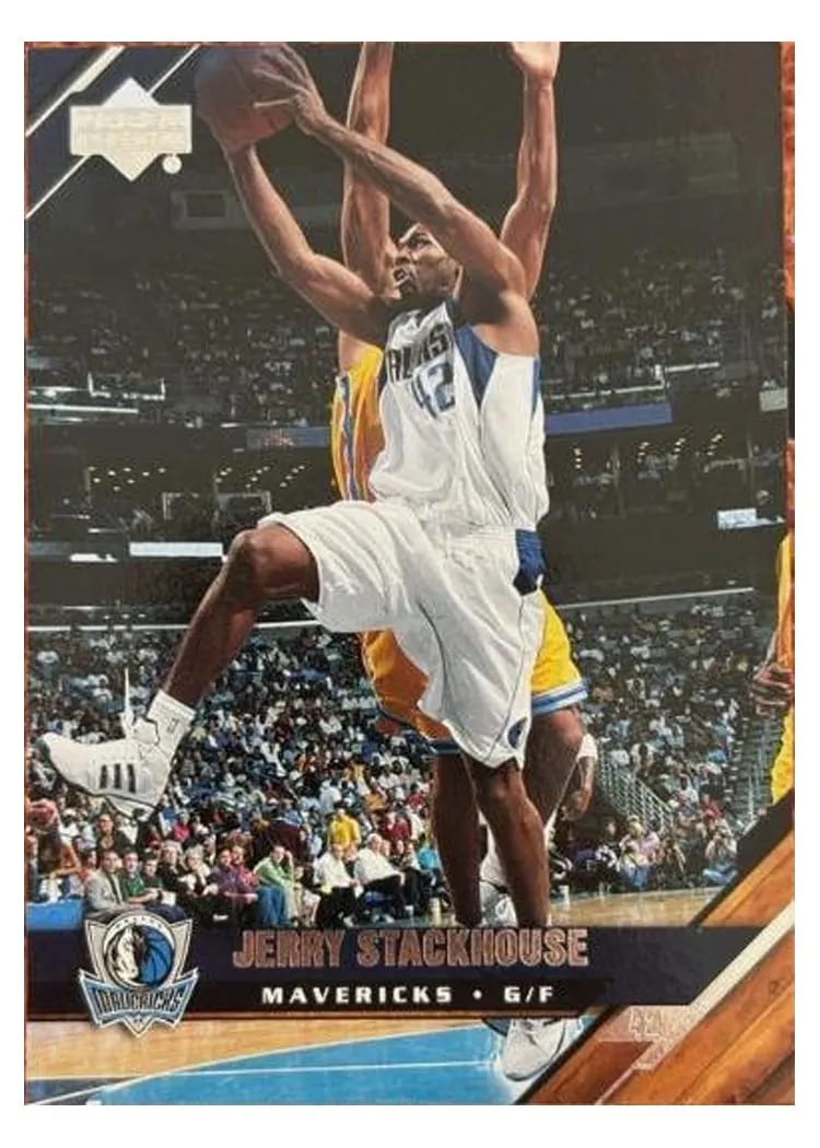 2005 Upper Deck Jerry Stackhouse #36 card