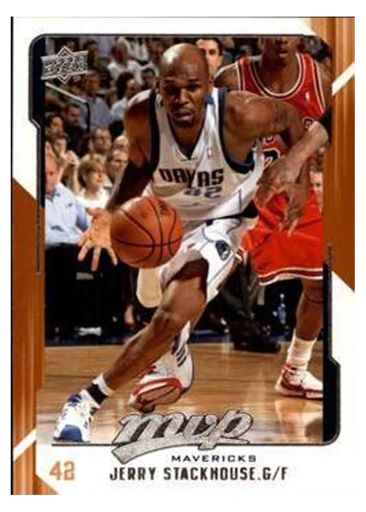 2008 Upper Deck MVP Jerry Stackhouse #33 card