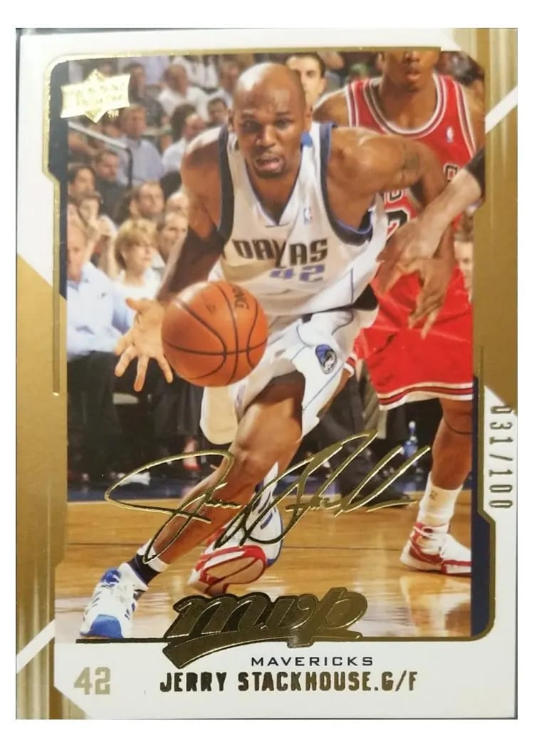 2008 Upper Deck MVP Jerry Stackhouse #33 card