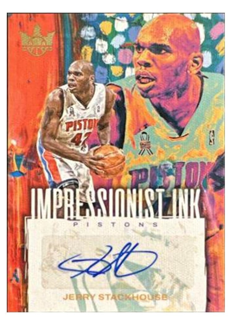 2023-24 Panini Court Kings Impressionist Ink Jerry Stackhouse #II-JER card