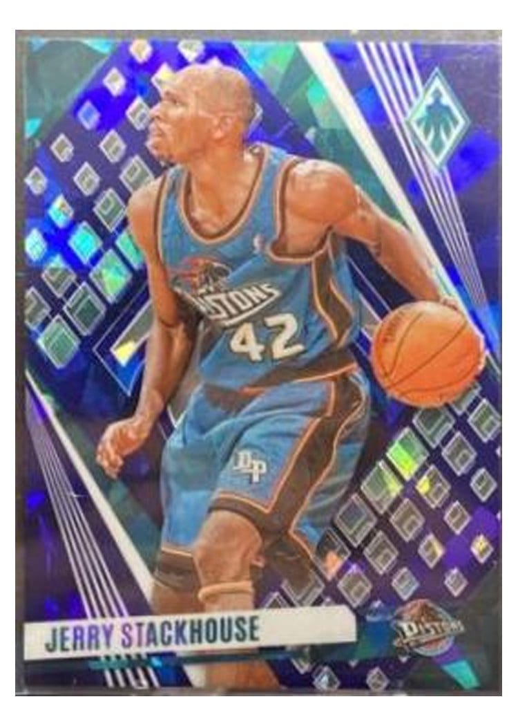 2023-24 Panini Phoenix Base Set Jerry Stackhouse Blue Ice #98 card
