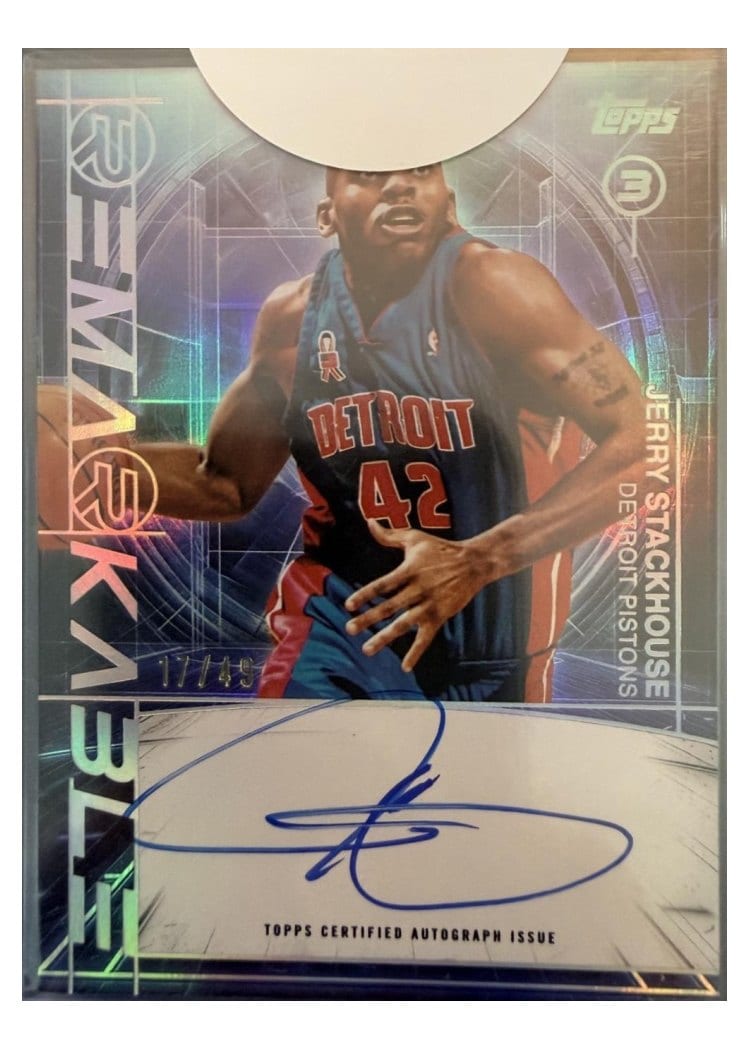 2025-26 Topps 3 Re-Markable Jerry Stackhouse #RM-JSA