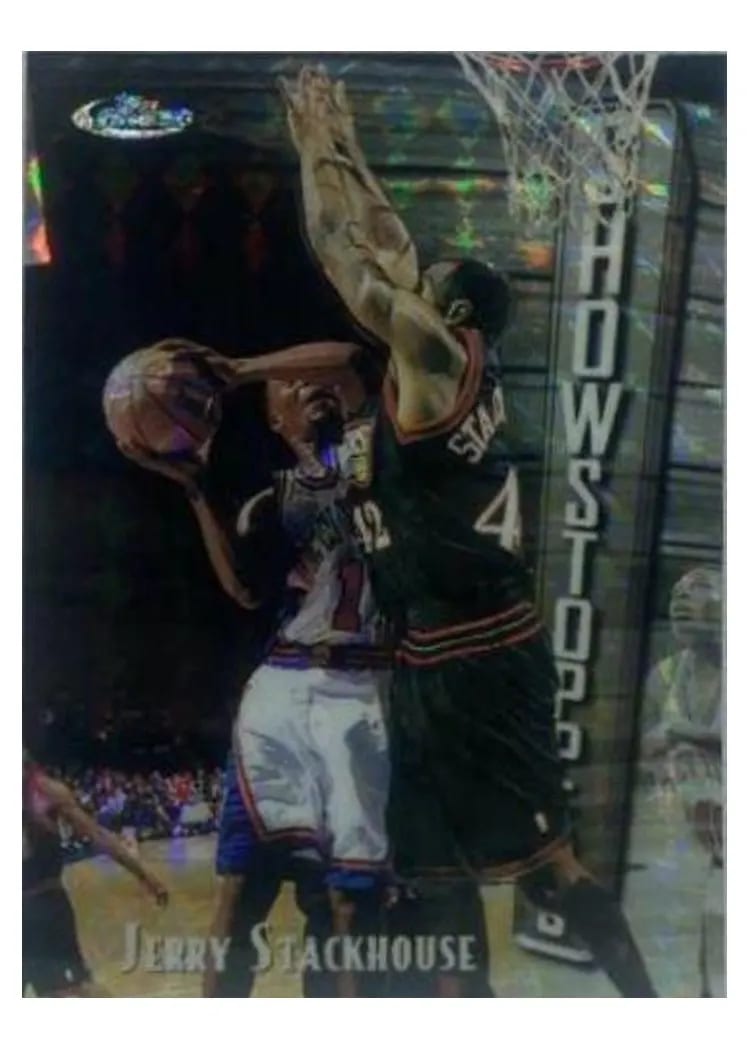 1997 Finest Embossed Jerry Stackhouse Refractor #284 card