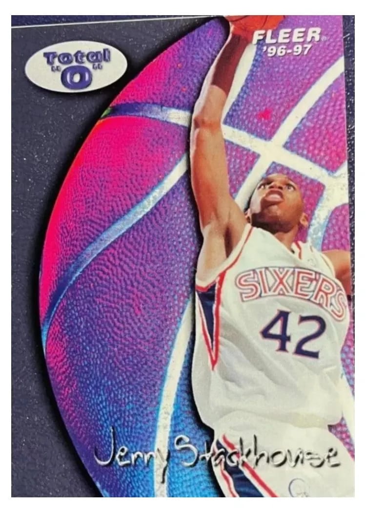 1996 Fleer Total O Jerry Stackouse #10 card