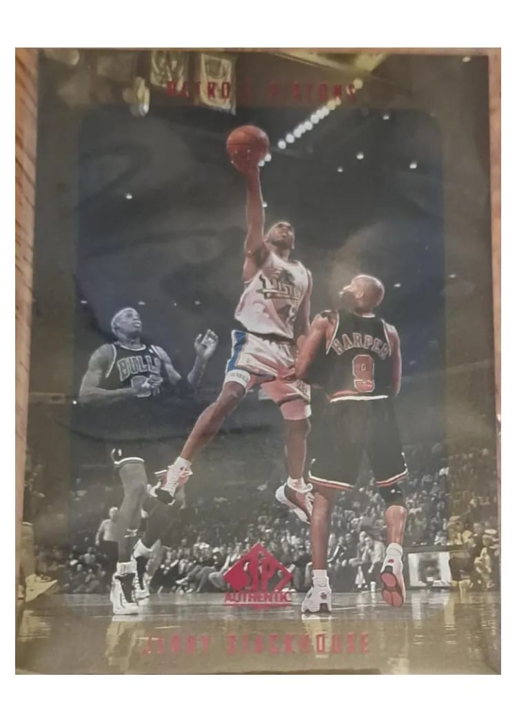1997 SP Authentic Jerry Stackouse #44 card