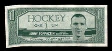 1962 Topps Hockey Bucks Jerry Toppazzini card