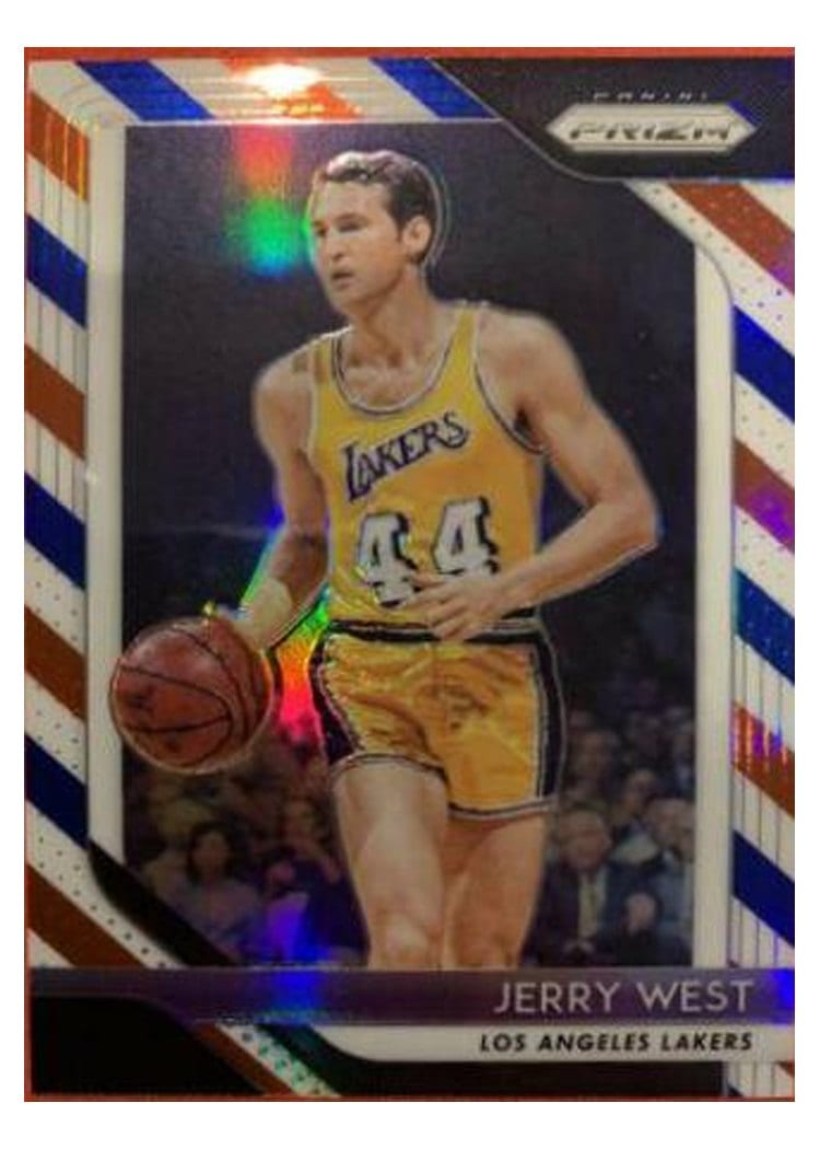2018-19 Panini Prizm Base Set Jerry West #145 card