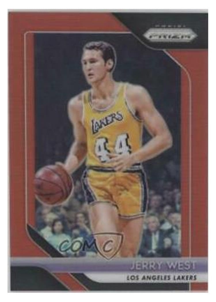 2018-19 Panini Prizm Base Set Jerry West #145 card