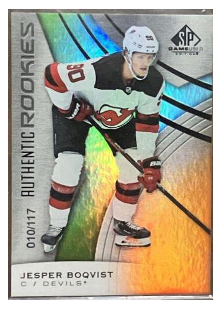 2019-20 SP Game Used Base Set Jesper Boqvist #159 card