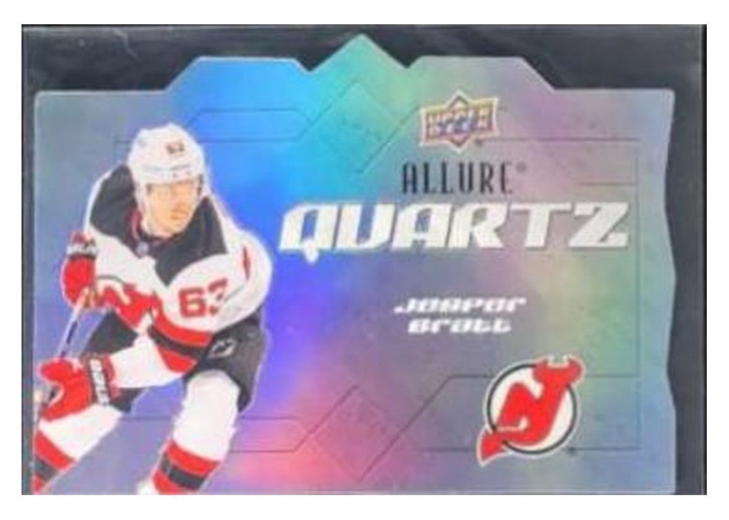 2022-23 Upper Deck Allure Allure Quartz Jesper Bratt #AQ-JB card