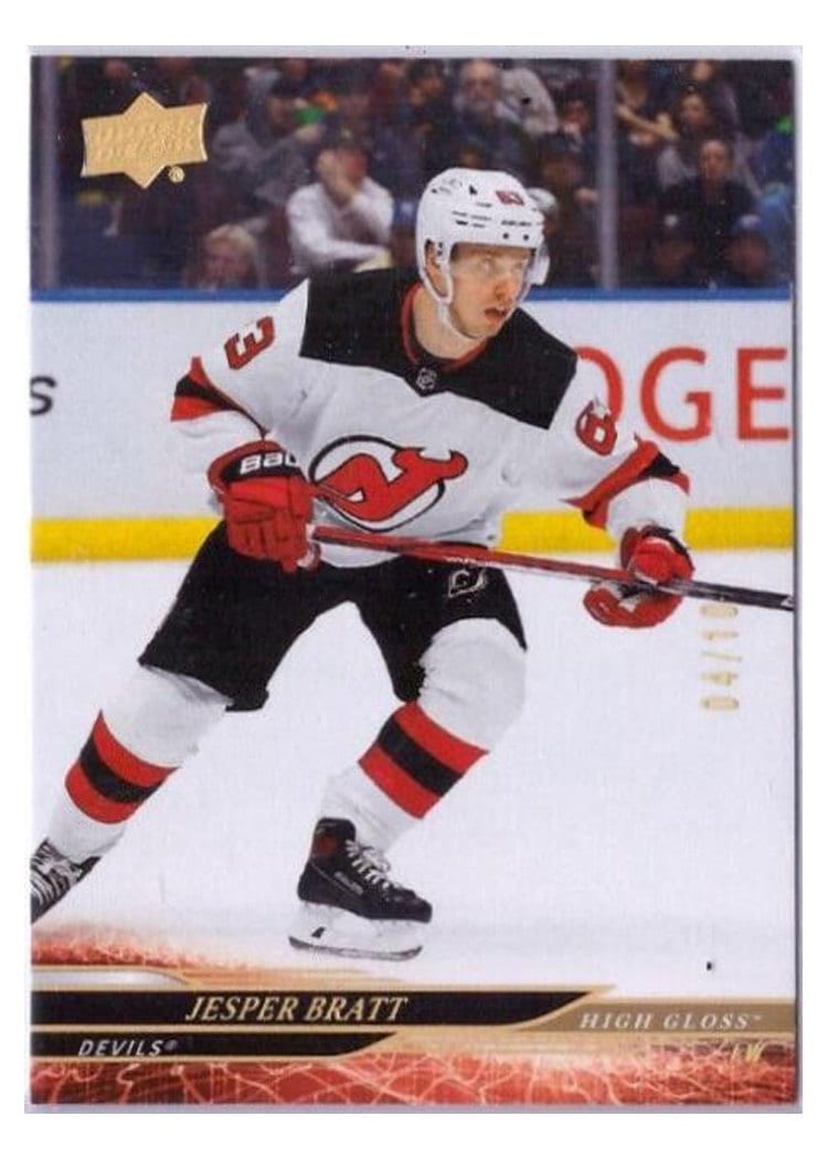 2024-25 Upper Deck Base Set Jesper Bratt #110 card