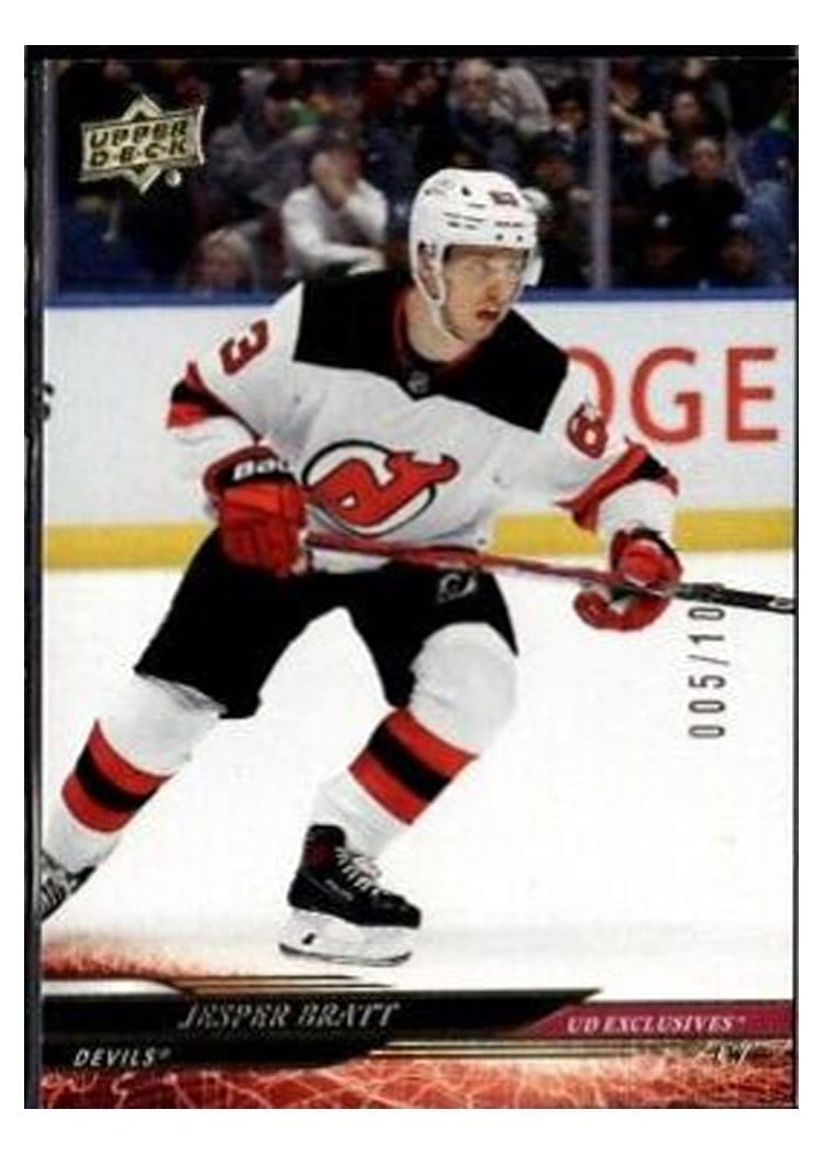 2024-25 Upper Deck Base Set Jesper Bratt #110 card