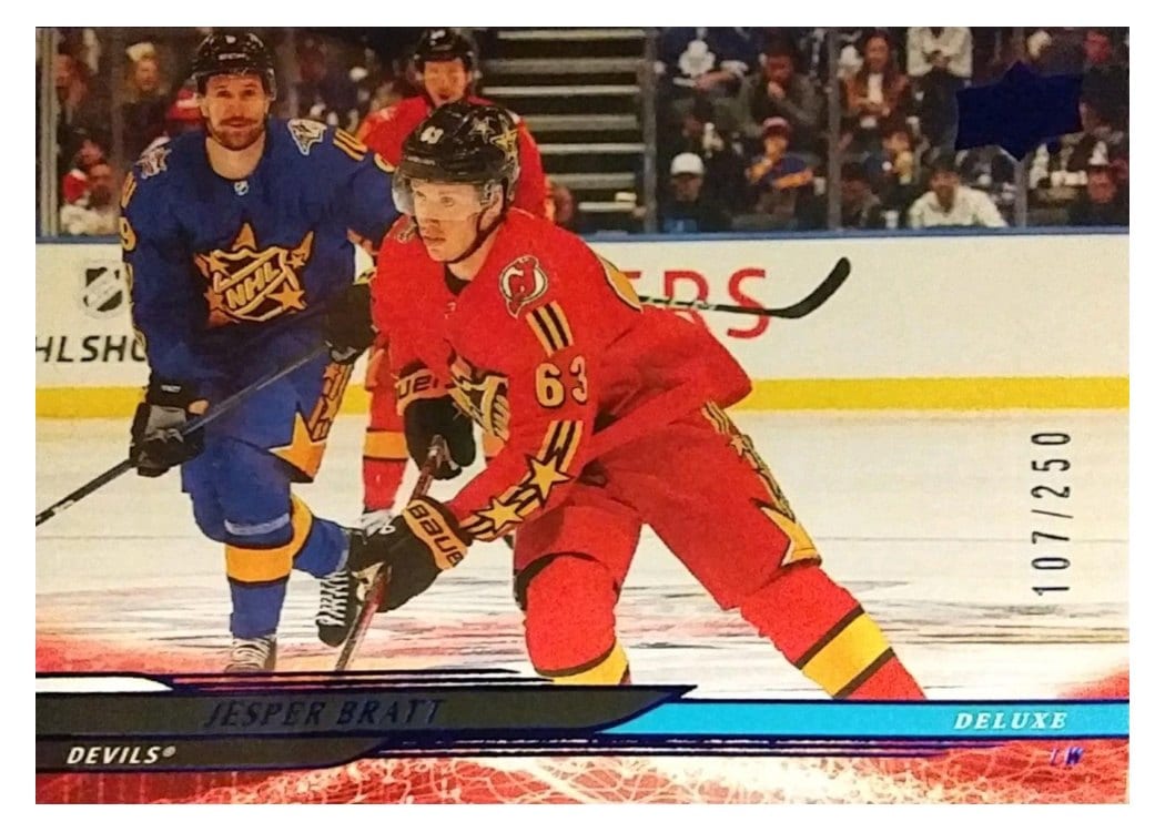 2024-25 Upper Deck Base Set Jesper Bratt #696 card