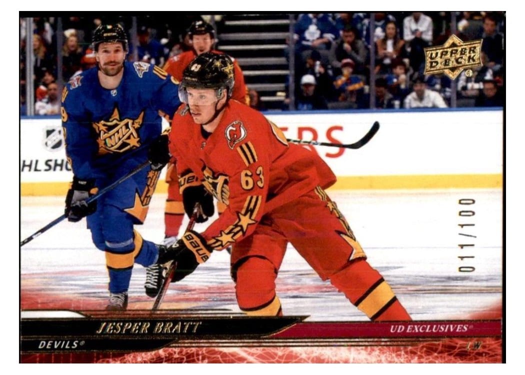 2024-25 Upper Deck Base Set Jesper Bratt #696 card