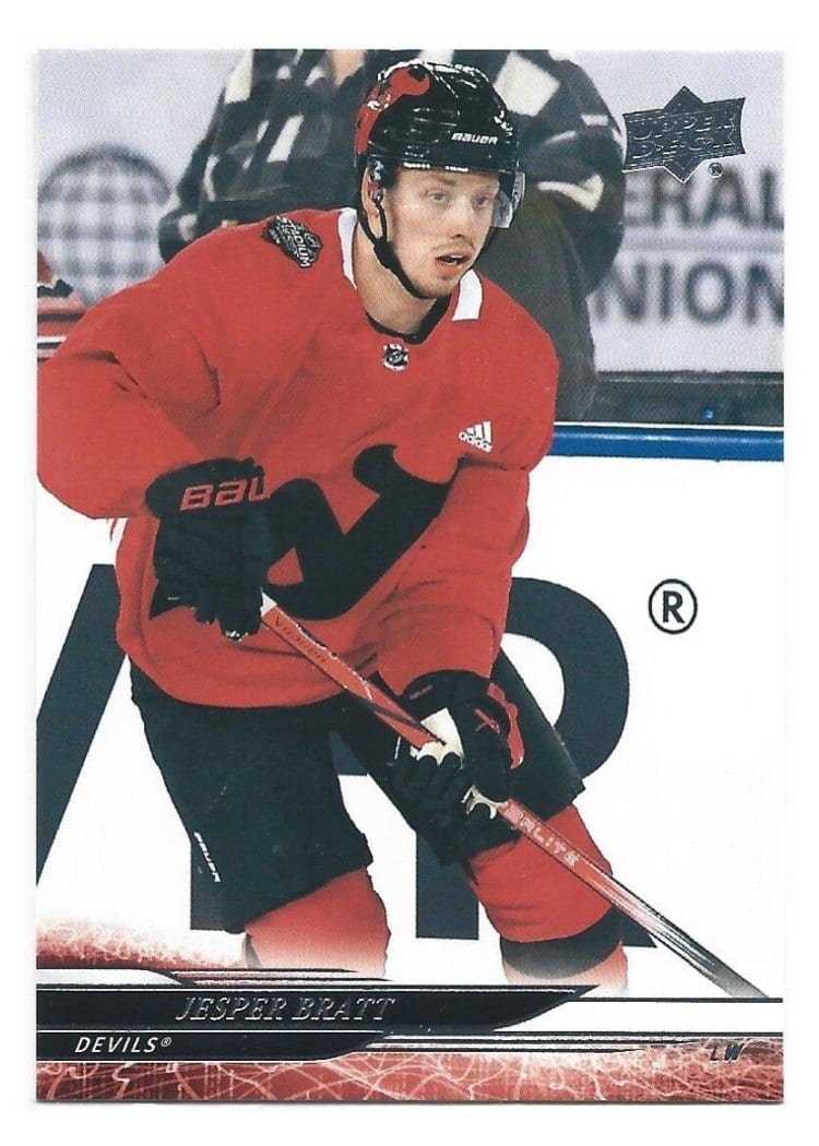 2024-25 Upper Deck Base Set Jesper Bratt #696 card