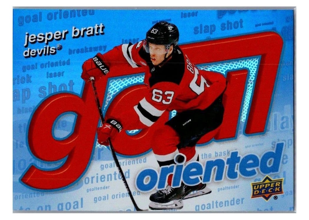 2025-26 Upper Deck Goal Oriented Jesper Bratt #GO-6 card