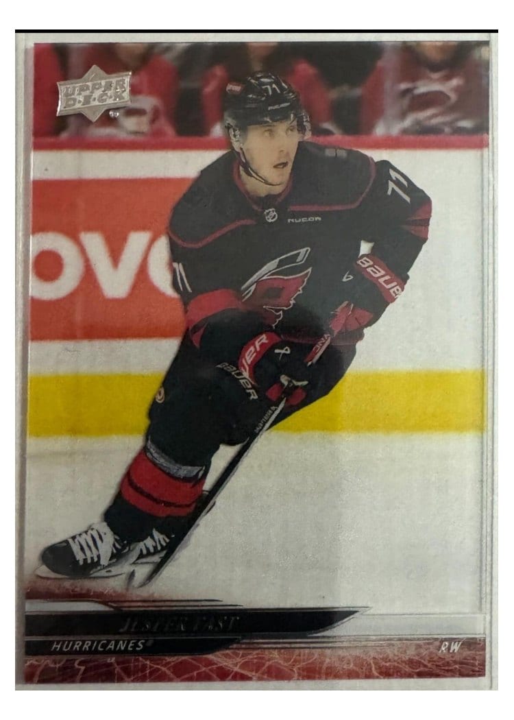 2024-25 Upper Deck Base Set Jesper Fast #40 card