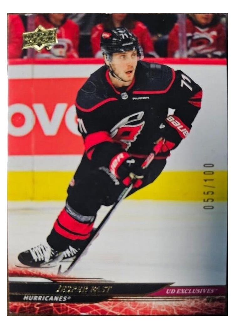 2024-25 Upper Deck Base Set Jesper Fast #40 card