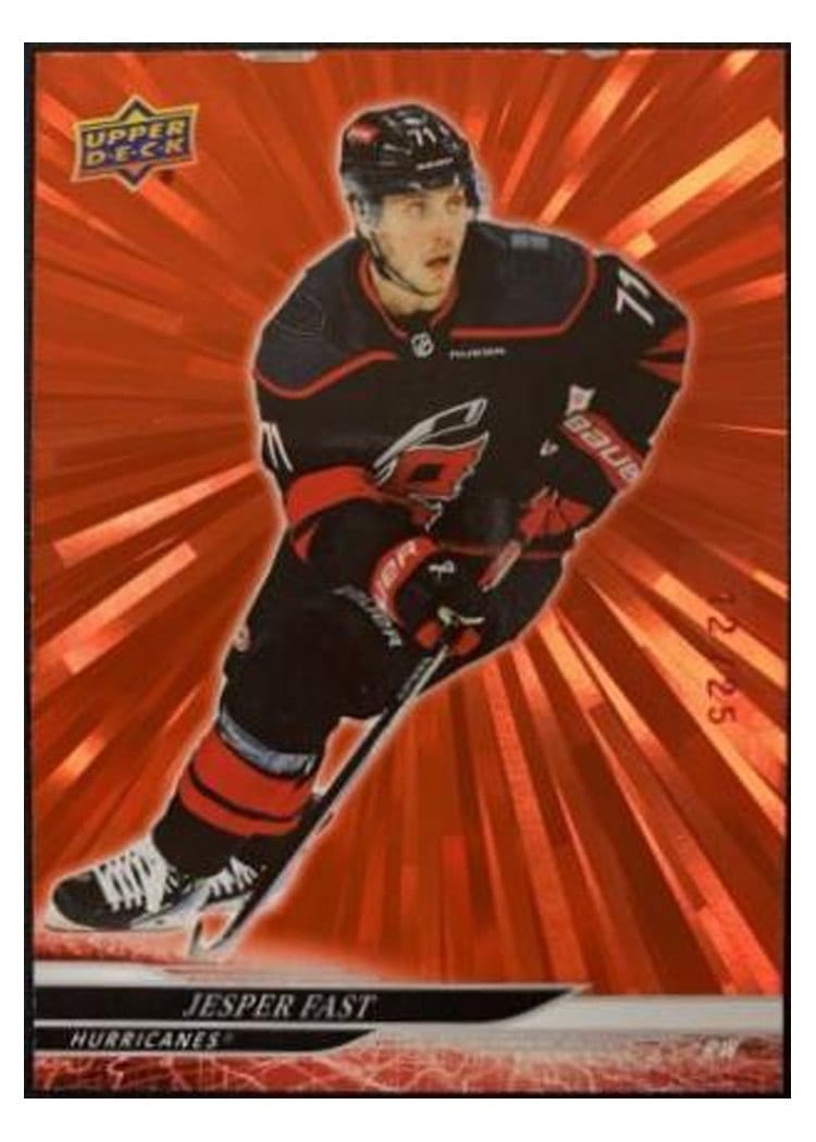 2024-25 Upper Deck Base Set Jesper Fast #40 card