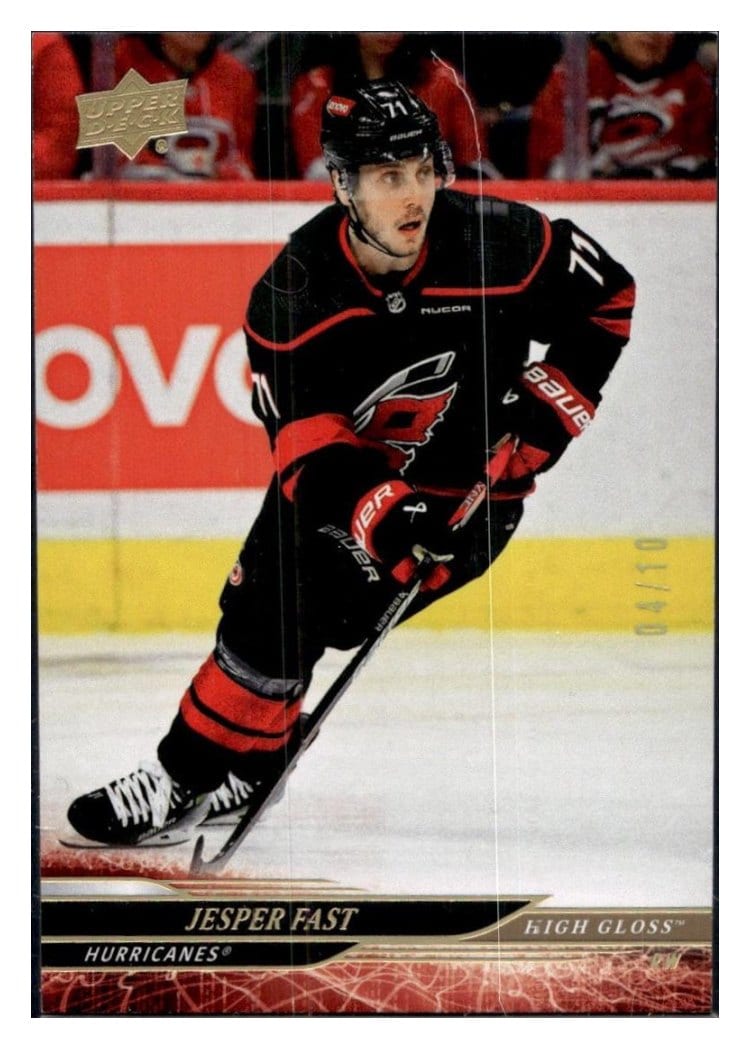 2024-25 Upper Deck Base Set Jesper Fast #40 card