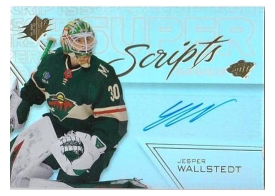 2024-25 SPx SuperScripts Rookies Jesper Wallstedt #SSR-JW