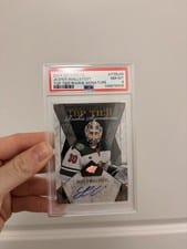 2024-25 Upper Deck Artifacts Top Tier Rookie Signatures Jesper Wallstedt #TTR-JW card