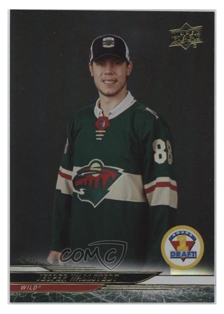 2024-25 Upper Deck Base Set Jesper Wallstedt Silver Foil #734 card