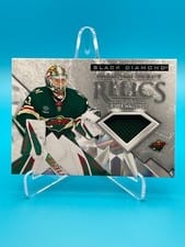 2024-25 Upper Deck Black Diamond Diamond Debut Relics Jersey Jesper Wallstedt #DD-JW card