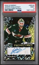 2024-25 Upper Deck Synergy Rookie Sygnatures Jesper Wallstedt #SR-JW