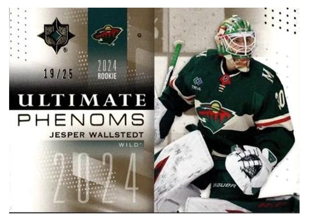 2024-25 Upper Deck Ultimate Collection Ultimate Introductions Jesper Wallstedt #UI-JW card