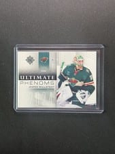 2024-25 Upper Deck Ultimate Collection Ultimate Phenoms Jesper Wallstedt #UP-JW card