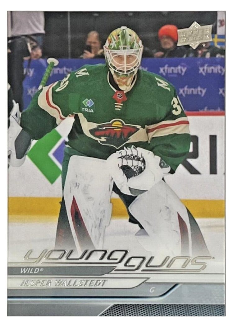 2024 Upper Deck Jesper Wallstedt #202 card