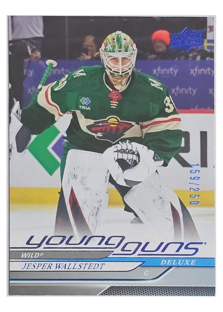 2024 Upper Deck Jesper Wallstedt #202 card