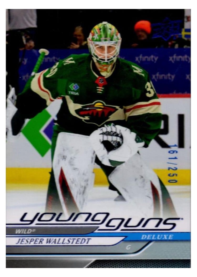 2024 Upper Deck Jesper Wallstedt #202 card