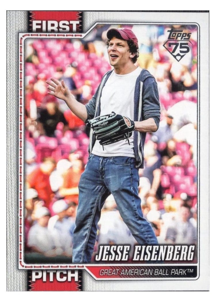2026 Topps First Pitch Jesse Eisenberg #FP-5 card