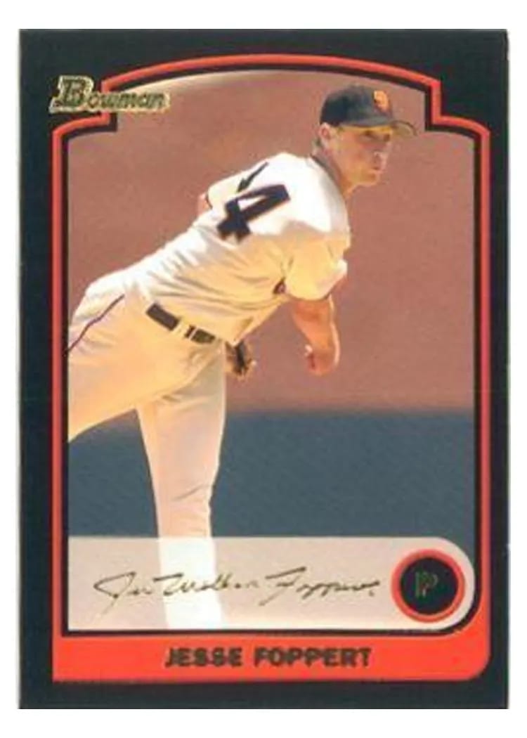 2003 Bowman Draft Picks Jesse Foppert #20 card