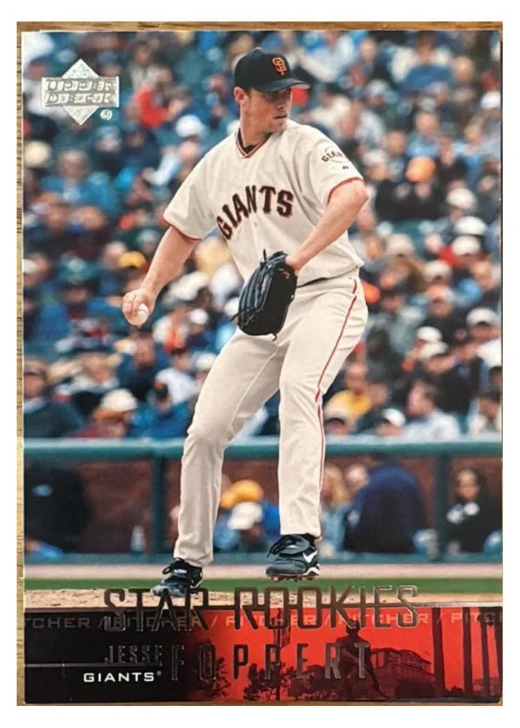 2004 Upper Deck Jesse Foppert #6 card